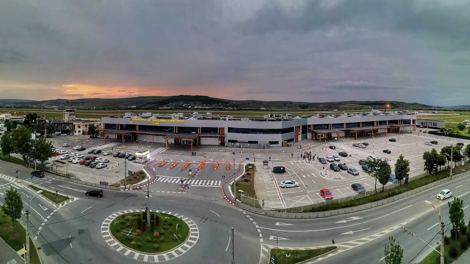 Parcarea aeroportului din Cluj-Napoca